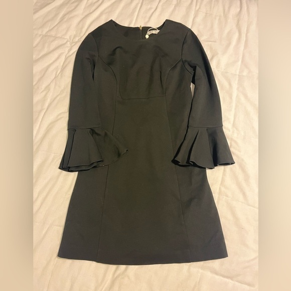 Trina Turk black bell sleeve dress - Picture 2 of 5